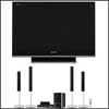 Sony LCD Television (KLV40V300A)+ Home Theatre System (DAVDZ750). - Click here to View more details about this Product